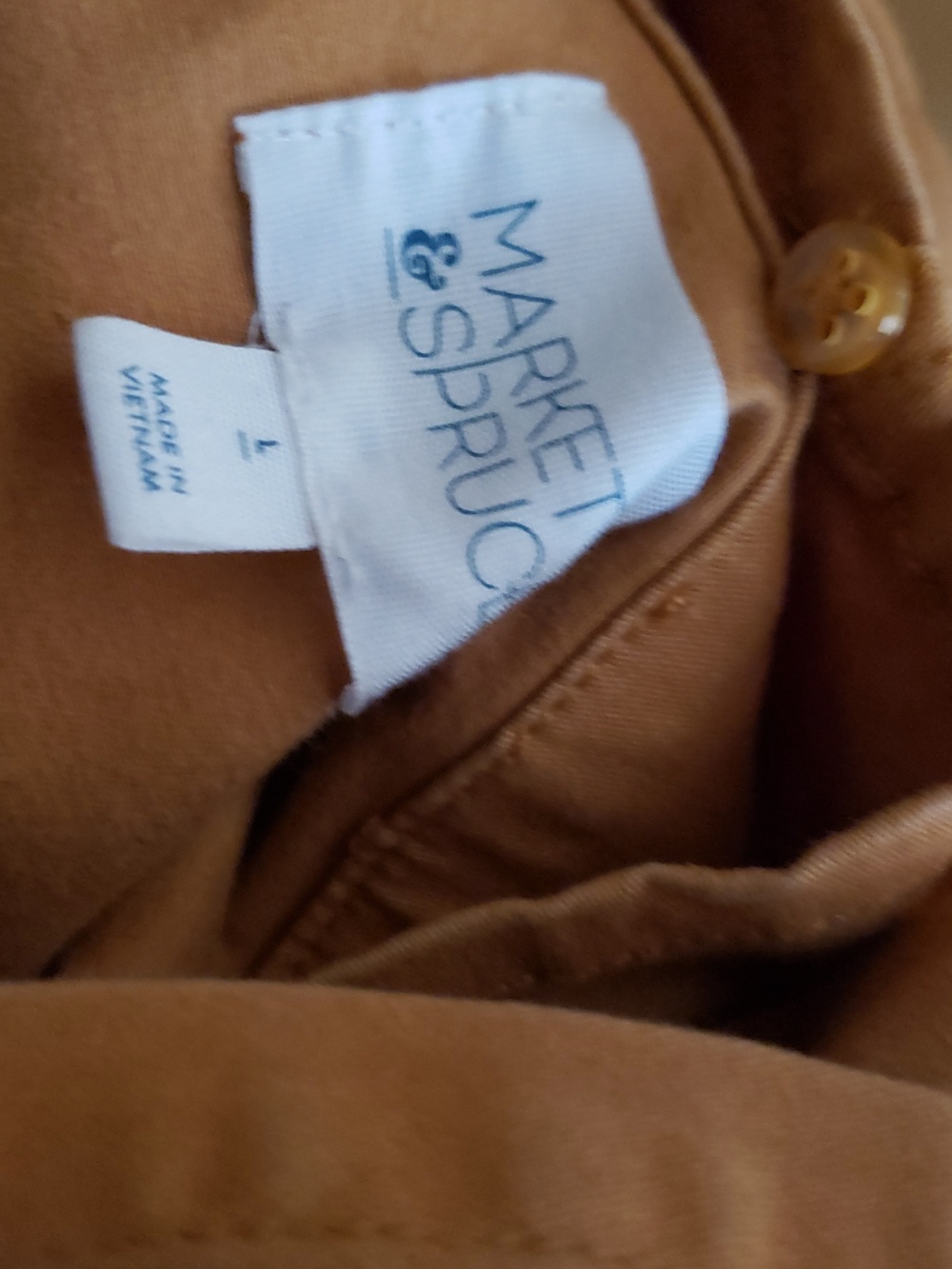 ๐๐ค๐ MARKET & SPRUCE MUSTARD YELLOW STITCH FIX CARGO JACKET DETACHABLE HOOD - Picture 11 of 12